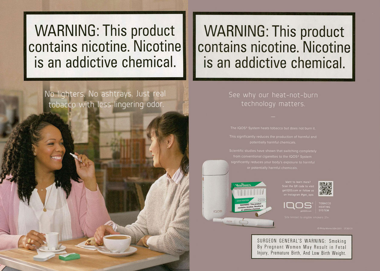 Women IQOS ad
